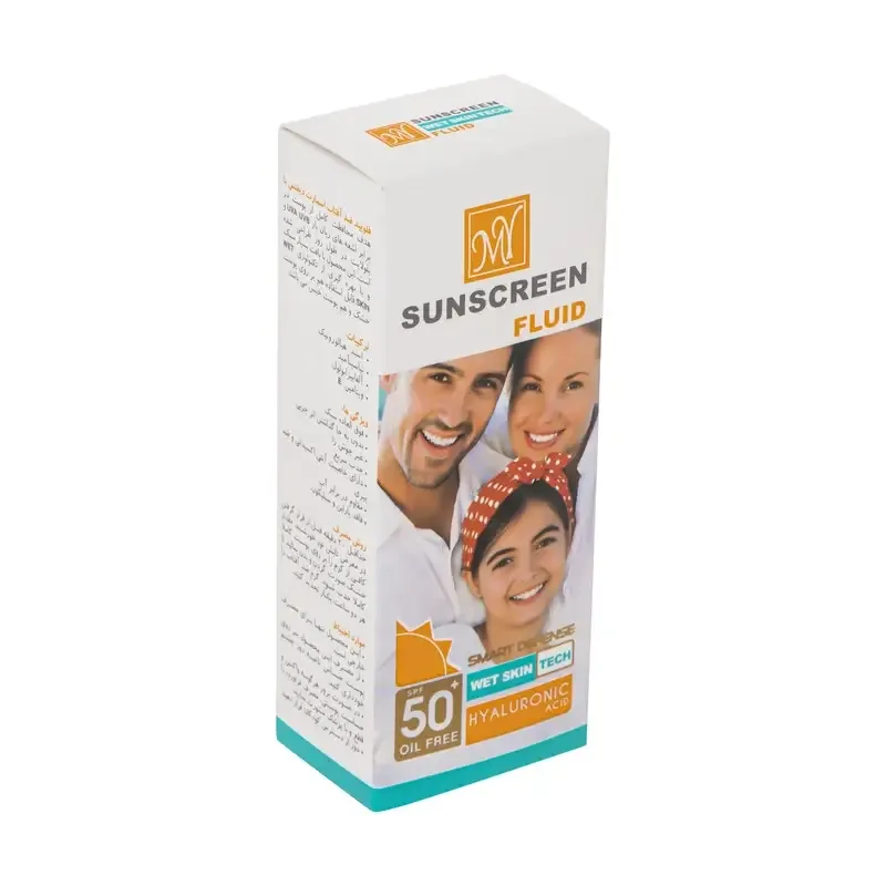 فلوئید ضدآفتاب بی‌رنگ SPF50 مای مدل هیالورونیک اسید – مناسب برای همه نوع پوست، ۵۰ میلی‌لیتر، تصویر شماره 3