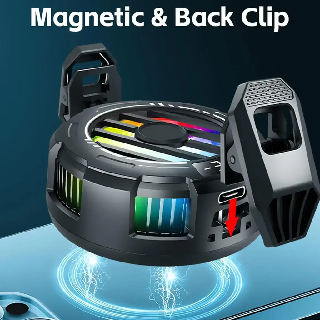 فن خنک کننده موبایل مدل S32 RGB، تصویر شماره 3