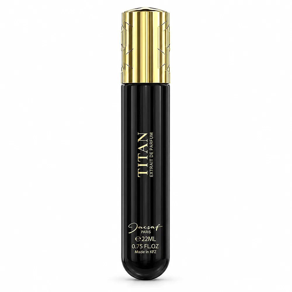 عطر نیش مینی مردانه ژکساف مدل تیتان (Jacsaf Titan) حجم ۲۲ میلیلیتر