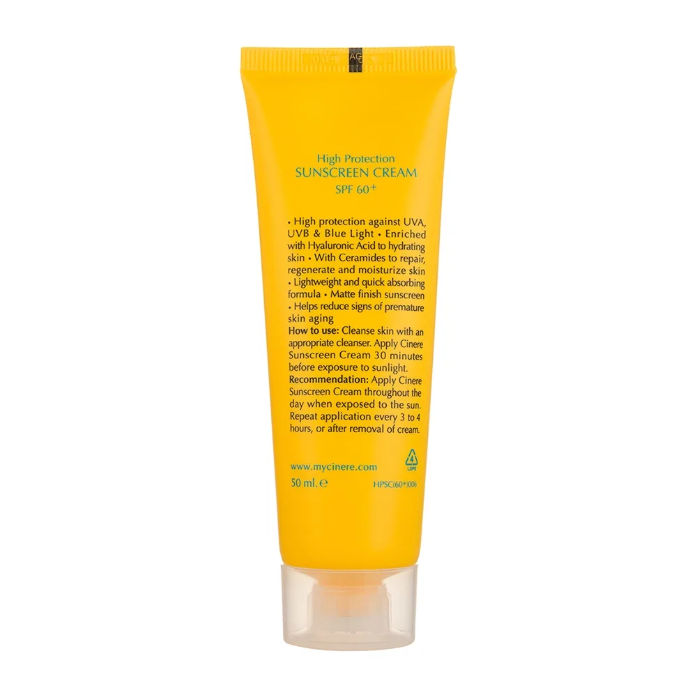 کرم ضد آفتاب بی رنگ سینره spf60 مناسب پوستهای نرمال تا خشک حجم 50میلی لیتر، تصویر شماره 2