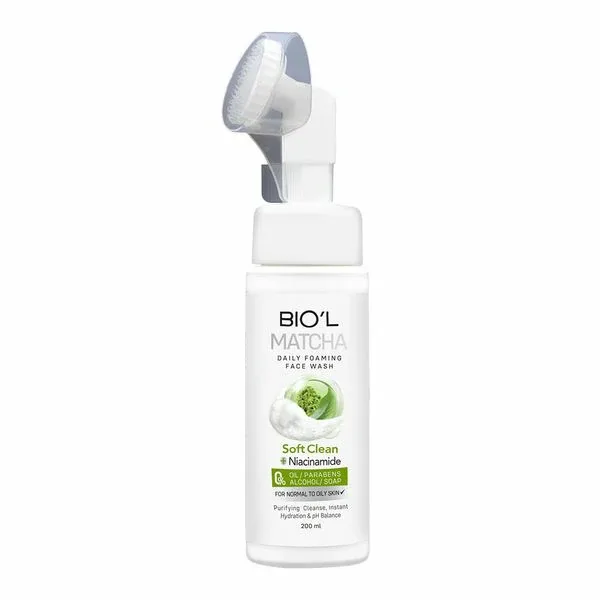 فوم شستشوی صورت بیول مدل Matcha & Niacinamide حجم 200 میلی‌لیتر – پاک‌کننده عمقی و کنترل‌کننده چربی پوست، تصویر شماره 4