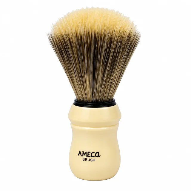 فرچه اصلاح تخم مرغي طرح عاج AM3CA