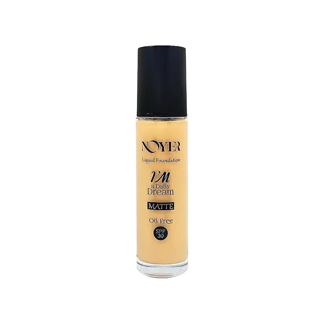 کرم پودر فاقد چربی شيشه اي نویر NOYER با SPF30 شماره N-F80 حجم 35 میلی‌لیتر