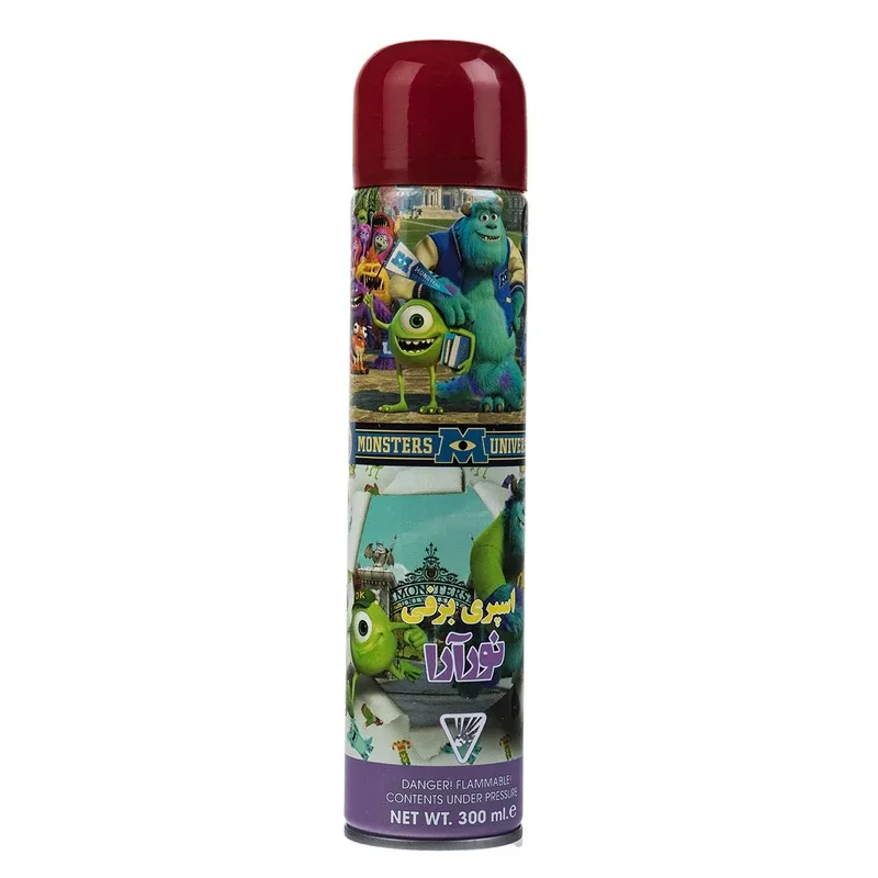 اسپری برف شادی نور آرا مدل Monsters University حجم ۳۰۰ میلی‌لیتر