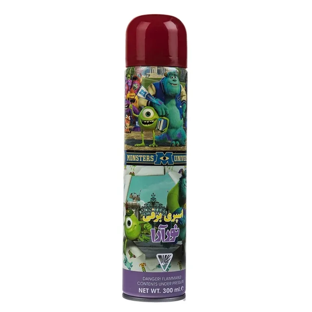 اسپری برف شادی نور آرا مدل Monsters University حجم ۳۰۰ میلی‌لیتر